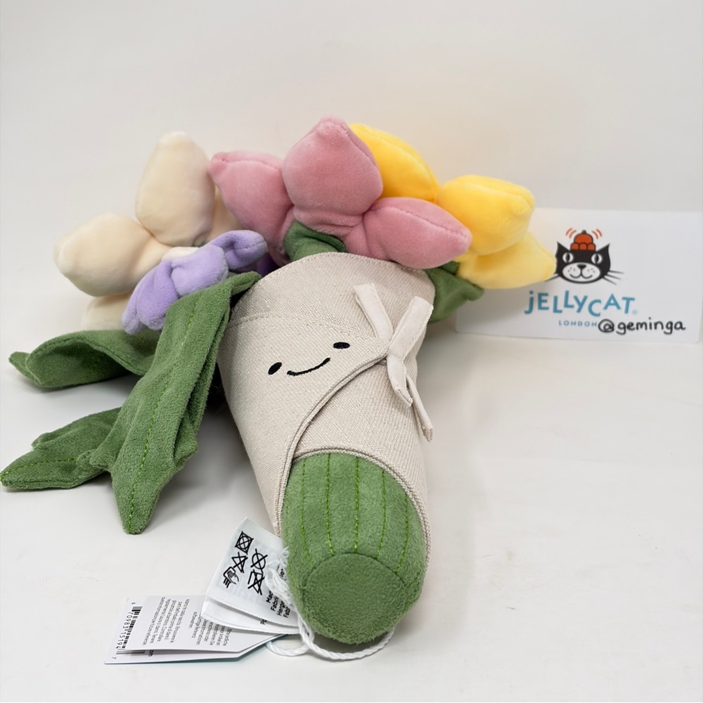 Jellycat Amuseables Bouquet of Flowers, NWT - Picture 9 of 16